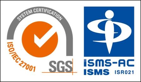 ISMS承認マーク 審査登録証番号：JP10/080124
